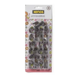Xenos Bakgerei-Uitsteekvormpjes alfabet - 26 stuks