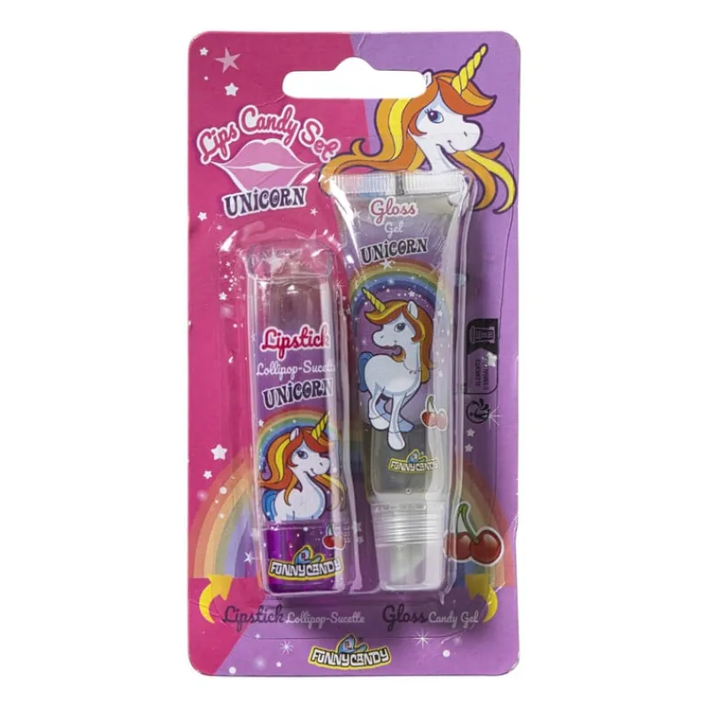 Xenos Snoep-Unicorn lipglos 'n bracelet - 31 gram