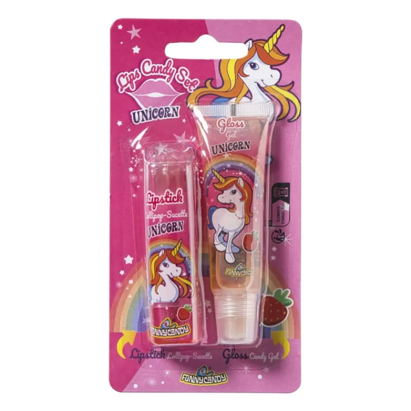 Xenos Snoep-Unicorn lipglos 'n bracelet - 31 gram