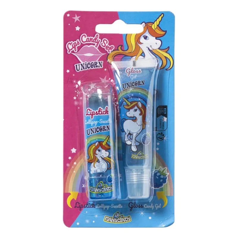 Xenos Snoep-Unicorn lipglos 'n bracelet - 31 gram