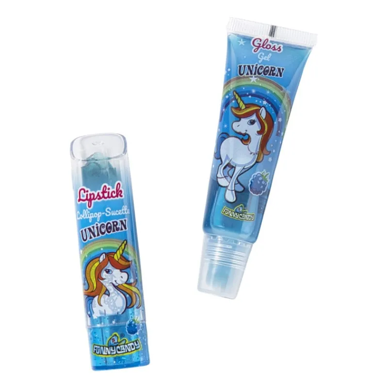 Xenos Snoep-Unicorn lipglos 'n bracelet - 31 gram