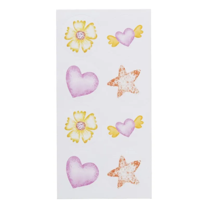 Xenos Kinderfeestjes-Unicorn uitdeelzakjes - multikleur - set van 8