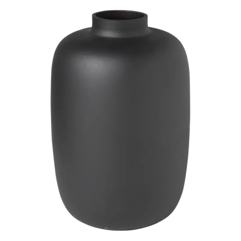 Xenos Vazen|Vazen-Vaas - mat zwart - ⌀15x23 cm