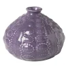 Xenos Vazen|Vazen-Vaas bubbels mini - ø10.5x7.8 cm - paars