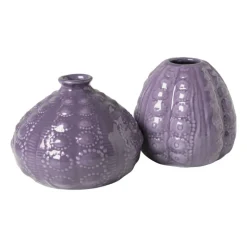 Xenos Vazen|Vazen-Vaas bubbels mini - ø10.5x7.8 cm - paars