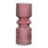 Xenos Vazen|Vazen-Vaas diabolo - roze - ø9.5x24.5 cm