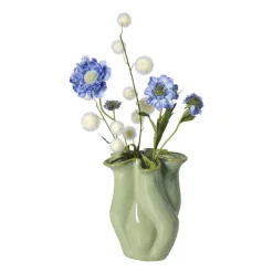 Xenos Vazen|Vazen-Vaas reactive glaze groot - groen - 24.3x19.7x17.3 cm