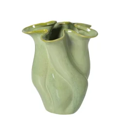 Xenos Vazen|Vazen-Vaas reactive glaze klein - groen - 19.3x16x14.3 cm