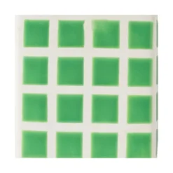 Xenos Vazen|Vazen-Vaas tegel groot - groen - 20x8x8 cm