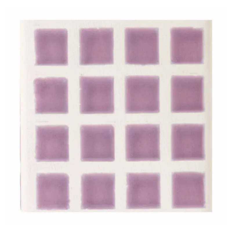 Xenos Vazen|Vazen-Vaas tegel groot - paars - 20x8x8 cm
