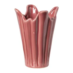 Xenos Vazen|Vazen-Vaas tulp - rood - ø14.5x20.5 cm