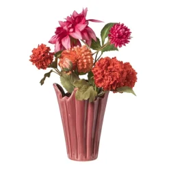 Xenos Vazen|Vazen-Vaas tulp - rood - ø14.5x20.5 cm