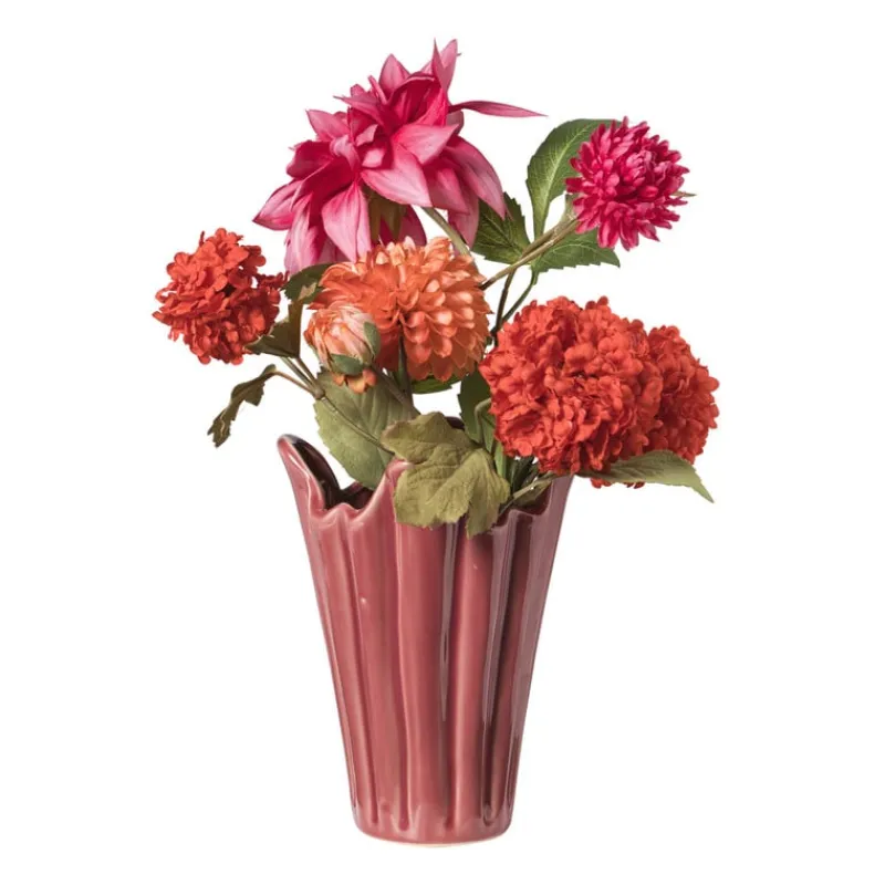 Xenos Vazen|Vazen-Vaas tulp - rood - ø14.5x20.5 cm