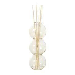 Xenos Vazen|Vazen-Vaas voor geurstokjes bollen - geel - ø6.5x16.5 cm
