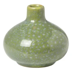 Xenos Vazen|Vazen-Vaasje groen - rond - ø9x9 cm