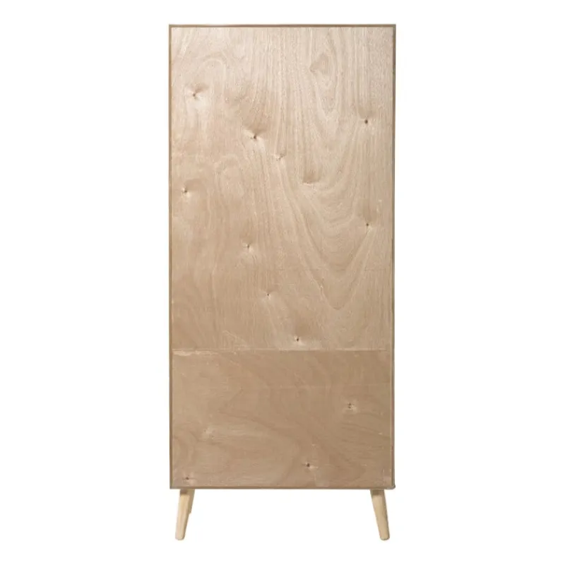 Xenos Boekenkasten|Vakkenkasten-Vakkenkast Java met deuren - bruin - 170x70x33.5 cm