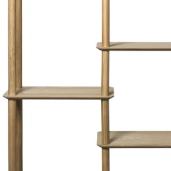 Xenos Vakkenkasten-Vakkenkast Scandi hoog - naturel - 140x120x30 cm
