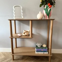 Xenos Vakkenkasten-Vakkenkast Scandi laag - naturel - 75x75x30 cm
