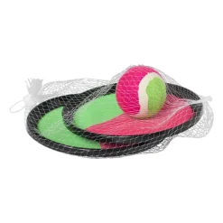 Xenos Buitenspeelgoed|Strandaccessoires-Vangbalset groot - multikleur - set van 3