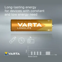 Varta Batterijen-longlife AA batterijen - set van 10