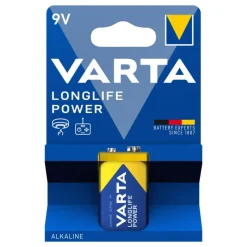 Varta Batterijen-longlife power 9V batterij