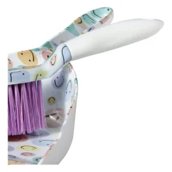 Xenos Stoffer En Blik-Veger en blik smiley - set van 2 - 35x22x10 cm