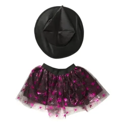 Xenos Verkleedkleding-Verkleedset heks halloween - kids - one size