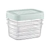 Xenos Bewaardozen-Vershoudbakjes - 275 ml - set van 3