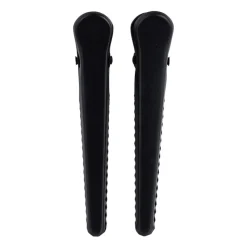 Xenos Keukengerei-Vershoudclips zwart - 12 cm - set van 2