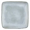 Xenos Borden-Vierkant bord Toscane - lichtblauw - 20x20 cm