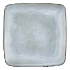 Xenos Borden-Vierkant bord Toscane - lichtblauw - 20x20 cm
