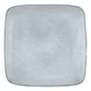 Xenos Borden-Vierkant bord Toscane - lichtblauw - 25x25 cm