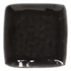 Xenos Borden-Vierkant bord Toscane - zwart - 20x20 cm