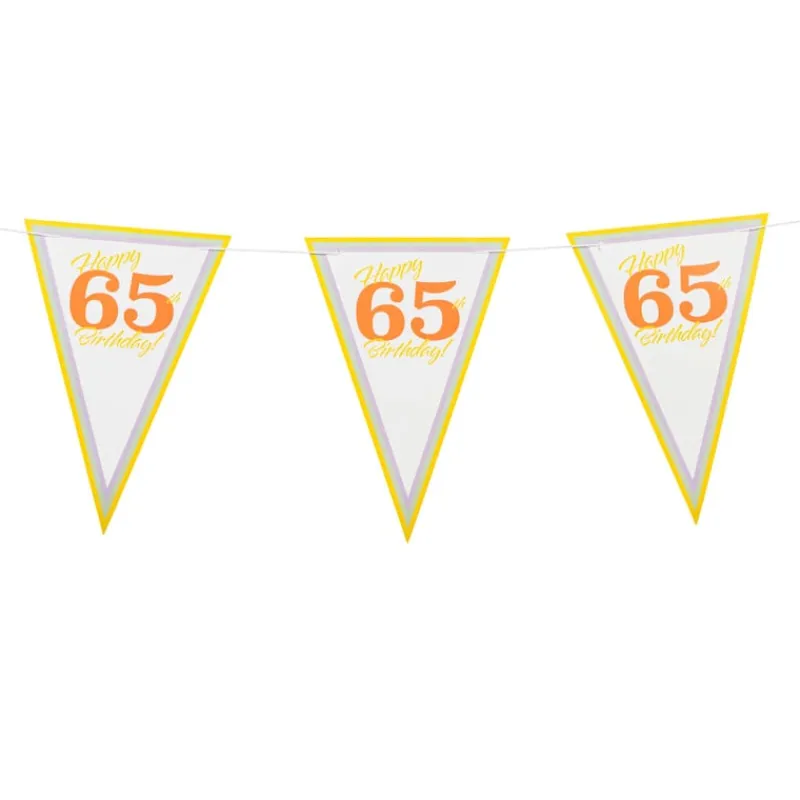 Xenos Vlaggenlijnen|Verjaardagen-Vlaggenlijn 65 jaar - 10 m
