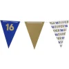 Xenos Verjaardagen|Vlaggenlijnen-Vlaggenlijn 16 jaar - blauw - 10 meter