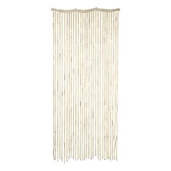 Xenos Vliegengordijnen-Vliegengordijn - bamboe look - 90x200 cm