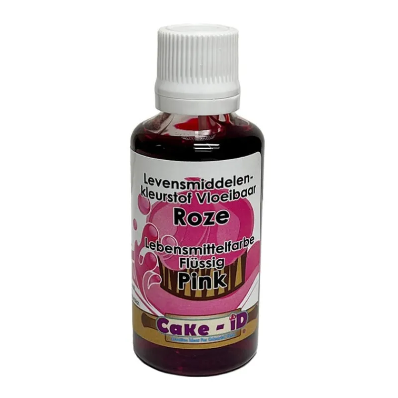 Xenos Babyshower|Kleurstoffen-Vloeibare kleurstof - roze - 50 ml
