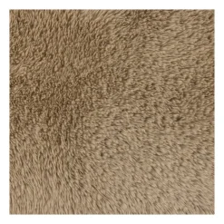 Xenos Kerstcadeaus|Vloerkleden-Vloerkleed fluffy - bruin -150x230 cm