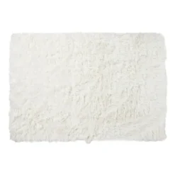Xenos Vloerkleden-Vloerkleed fluffy - wit - 120x180 cm