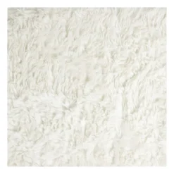 Xenos Vloerkleden-Vloerkleed fluffy - wit - 60x90 cm