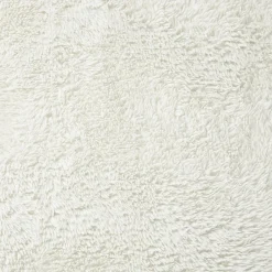 Xenos Vloerkleden-Vloerkleed fluffy ovaal - wit - 120x180 cm