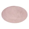 Xenos Vloerkleden-Vloerkleed fluffy ovaal - roze - 120x180 cm