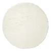 Xenos Vloerkleden-Vloerkleed fluffy rond - wit - ø120 cm