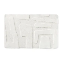 Xenos Vloerkleden-Vloerkleed native - wit - 60x90 cm