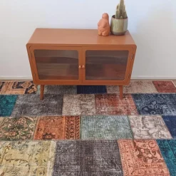 Xenos Vloerkleden-Vloerkleed patchwork - multikleur - 120x180 cm