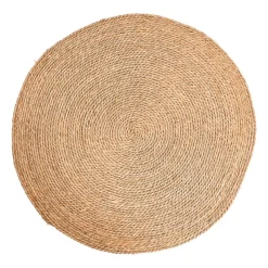 Xenos Vloerkleden-Vloerkleed riet - bruin - 87 cm