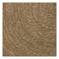 Xenos Vloerkleden-Vloerkleed riet - bruin - ø120 cm
