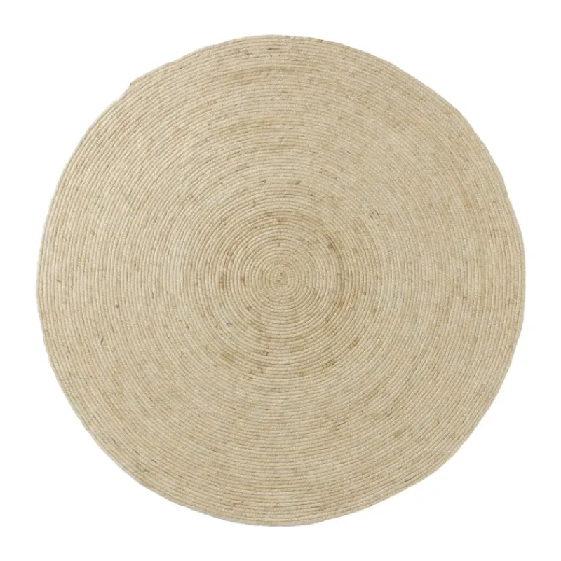 Xenos Vloerkleden-Vloerkleed riet - naturel - ø150 cm