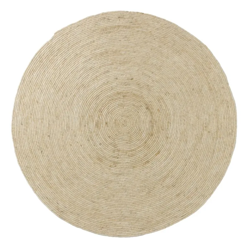 Xenos Vloerkleden-Vloerkleed riet - naturel - ø120 cm