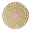 Xenos Kerstcadeaus|Vloerkleden-Vloerkleed riet - rond - ⌀120 cm